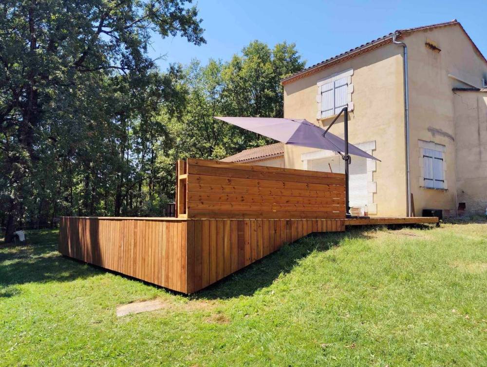 Pose de terrasse