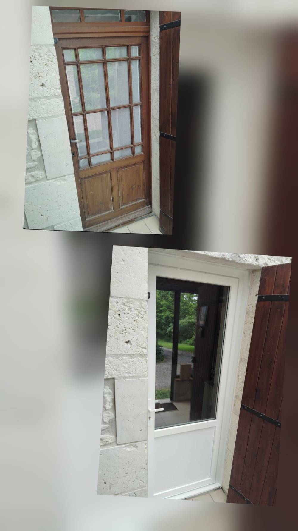 RUSSAC PORTE PVC BLANC