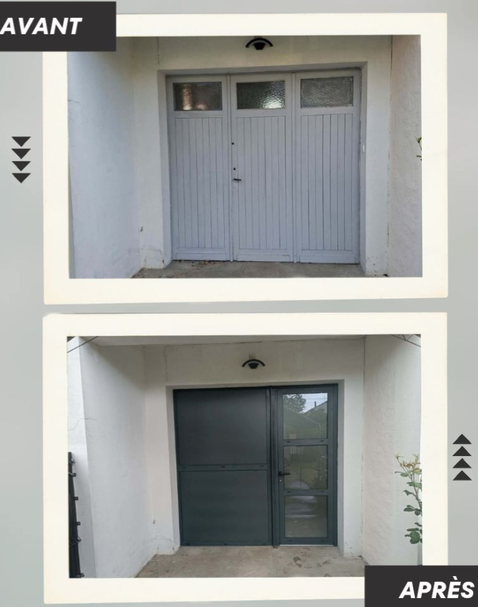 Porte de garage alu